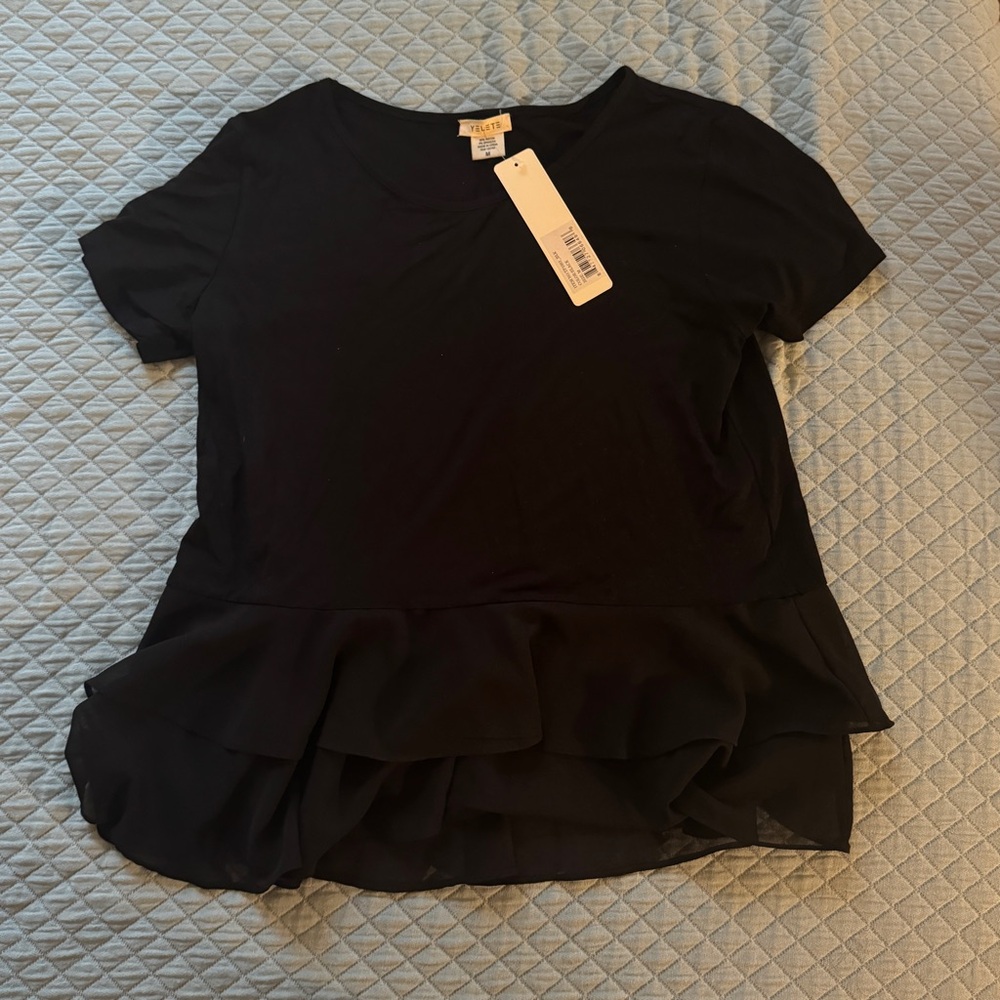 Elegant Black Women's Top
